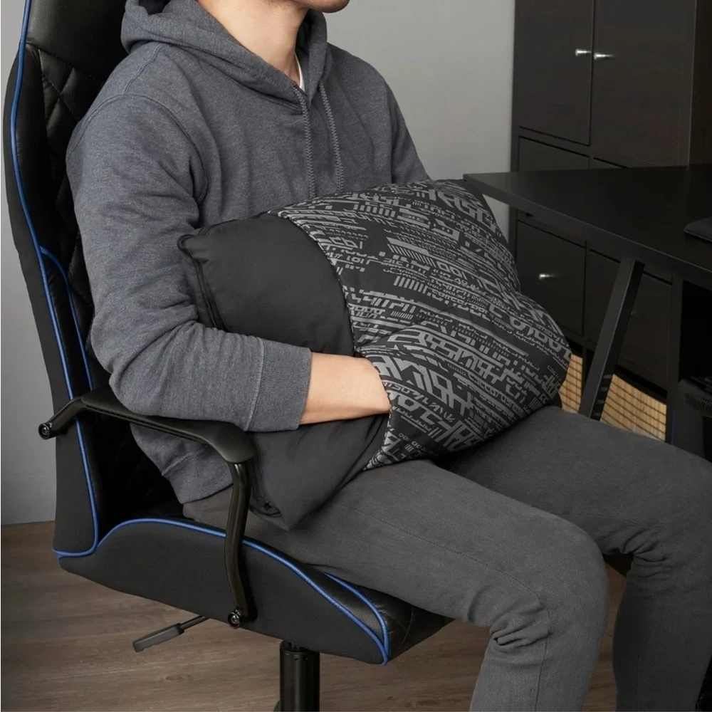 IKEA LANESPELARE Multi-Functional Cushion Blanket Gaming Computer Cozy Dorm